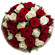 букет из красных и белых роз. Сербия