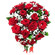 букет красных роз и гипсофилы. Сербия